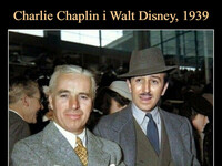 Charlie Chaplin i Walt Disney, 1939