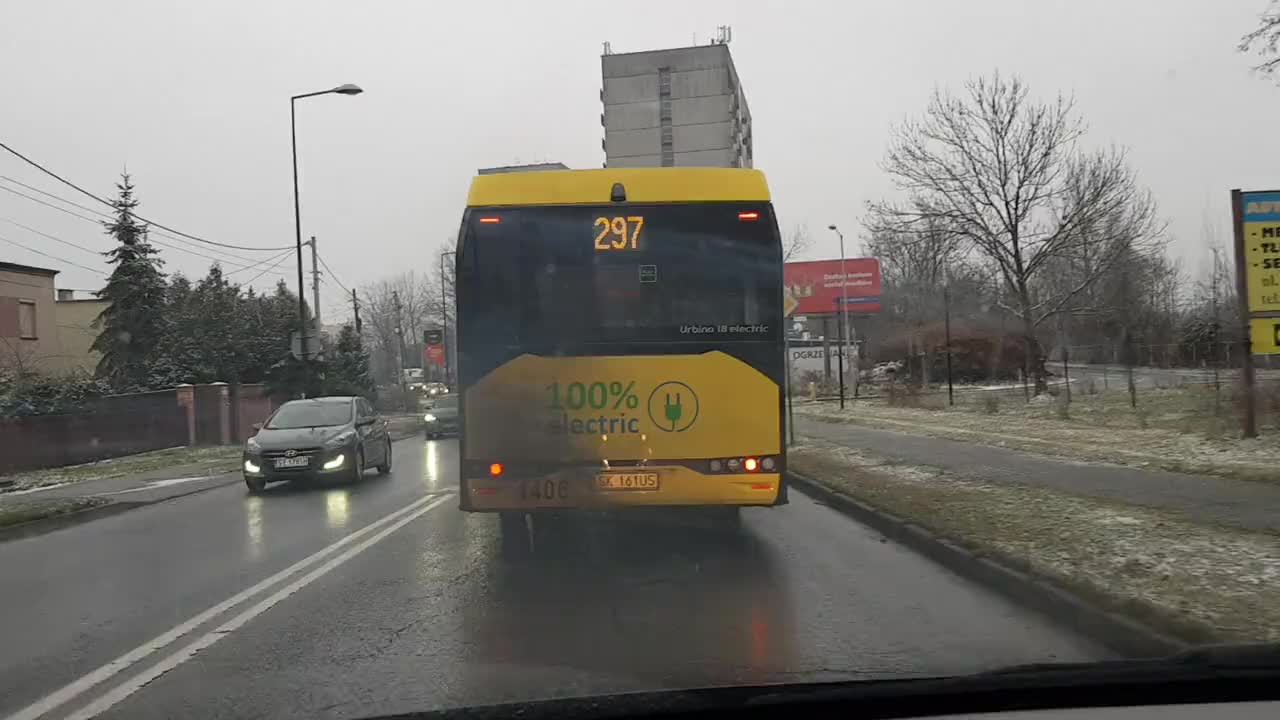 Elektryczny autobus w Katowicach